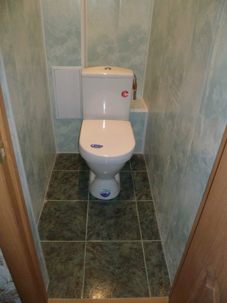 Ремонт и отделка туалета панелями пвх - Цена в Москве